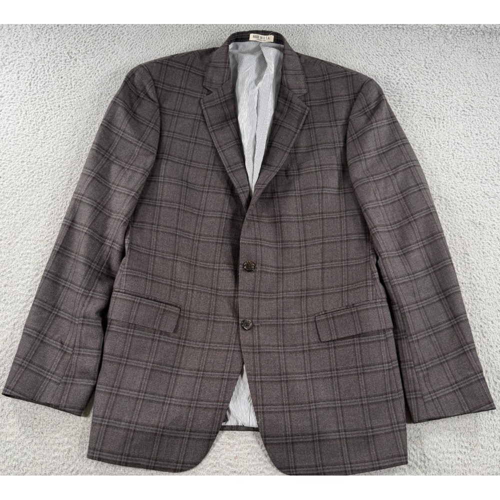 Todd Snyder Blazer Mens 42L Glen Check Mayfair Fit Jacket Sport Coat Plaid Wool